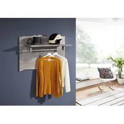 Garderobe Akazie 100x32x60 grau lackiert PURE ACACIA #915