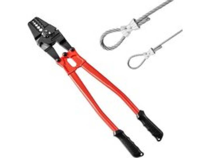 VEVOR Crimp-Werkzeug 60,96 cm Crimpzange Crimpzange 1/16 3/32 1/8 5/32 3/16 Zoll 2 in 1 Werkzeug Crimphand Kabelschuhe Quetschzange aus Legierter