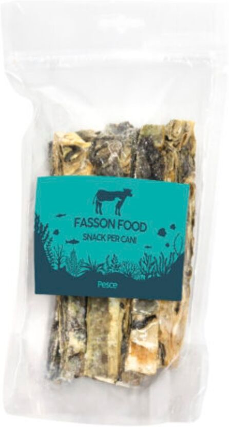 Fasson Food Strisce di Merluzzo Snack Marticativo Croccante per Cani 150 g