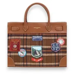 RUE MADAM PARIS für Damen. 1591 Braune Chamonix Tote Tasche (OSFA), Lässig, Polyurethan
