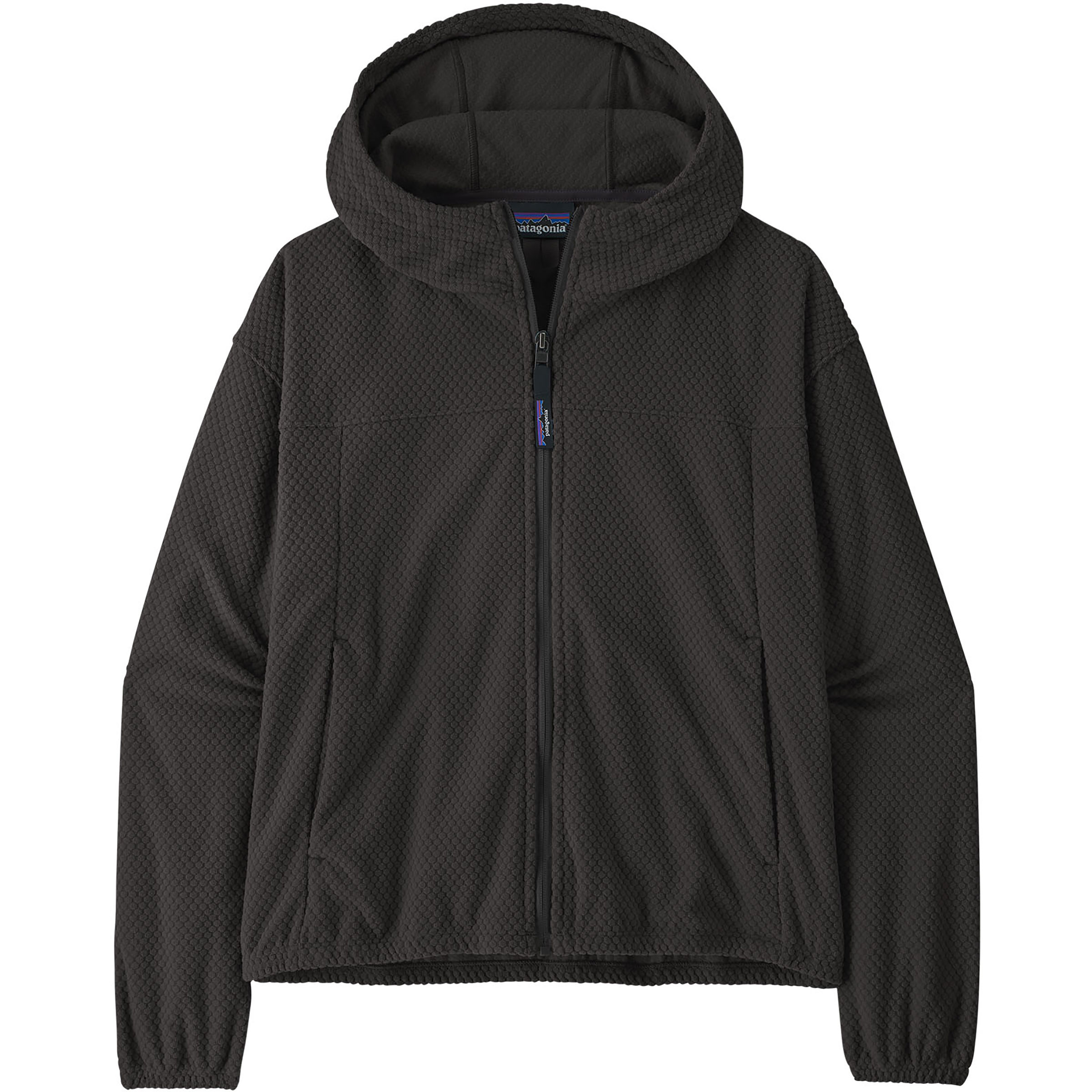 Patagonia Textured Fleece Damen Fleecejacke schwarz Größe M Lifestyle Elastisch