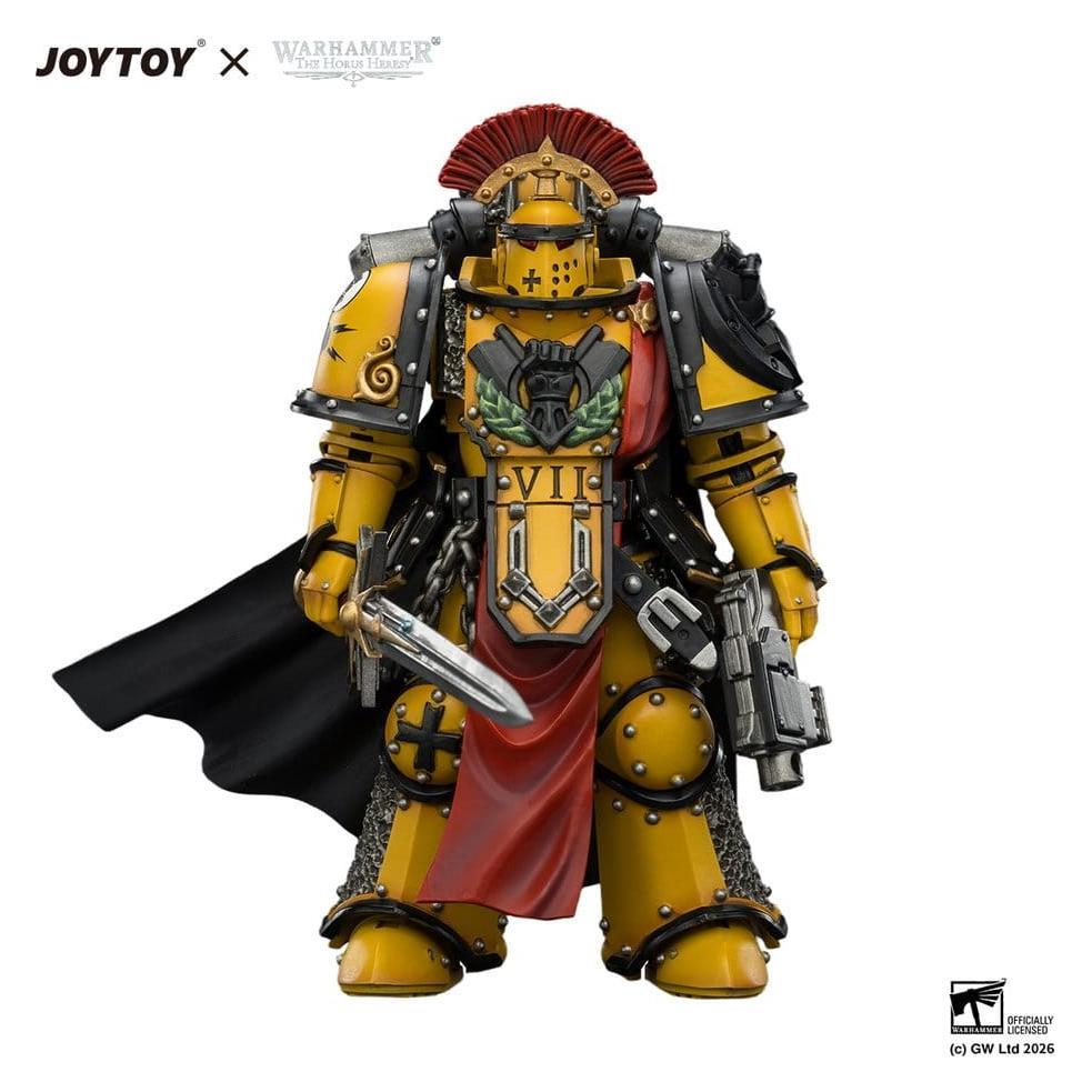 Joy Toy Warhammer figurine Imperial Fists Legion Praetor in Mk III Armour 13 cm (JT04216)