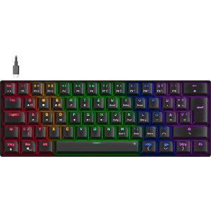 Speedlink Tastatur Atmos RGB Gaming SL-670015-BK, mit RGB-Beleuchtung, USB, schwarz