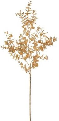 Classic Touch "26"" Gold Glittered Eucalyptus Stem"