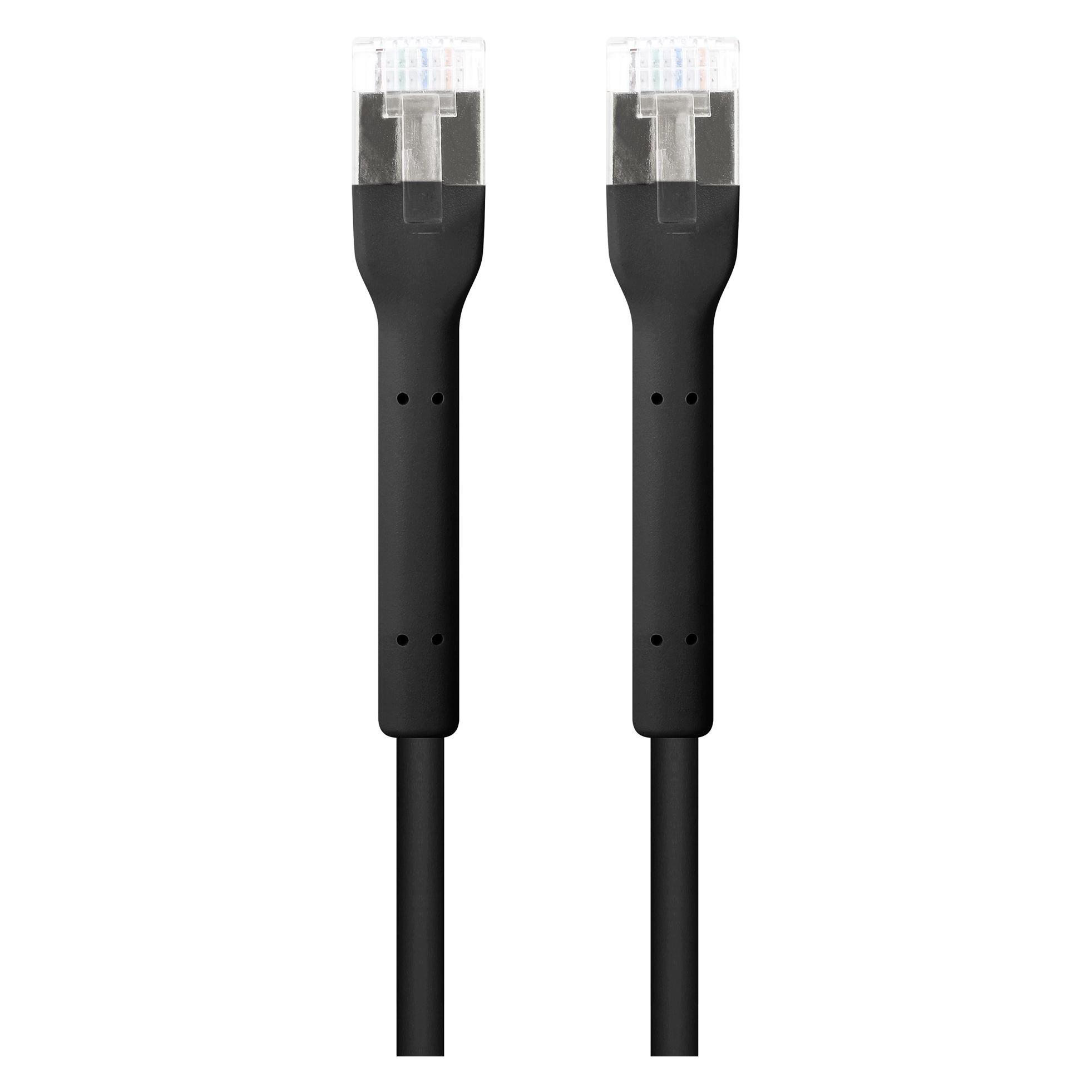 Intellinet Cat6a F/FTP FlexiBoot Slim Netzwerk-Patchkabel, 1,5 m, schwarz (F/FTP, CAT6a, 1.50 m) (745093)