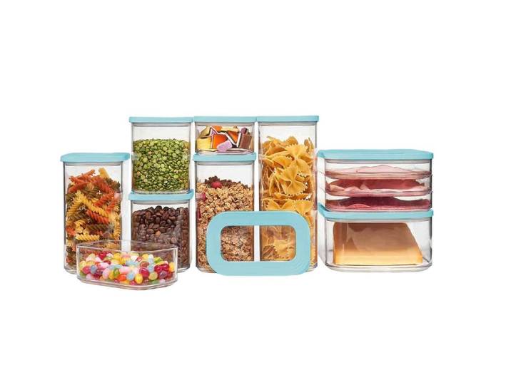 Mepal Vorratsdose Vorratsdosen-Set 9-teilig, spülmaschinenfest, ideal für Lebensmittel, Kunststoff, (9-tlg), ideal für die Aufbewahrung von trockenen Lebensmitteln