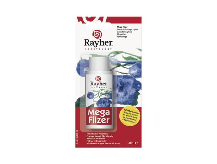 Rayher Mega-Filzer Grau 50 ml