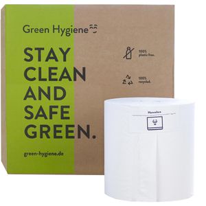 Green-Hygiene Handtuchrollen Hannelore, 2-lagig, natur, 19,3cm x 150m, 8 Rollen