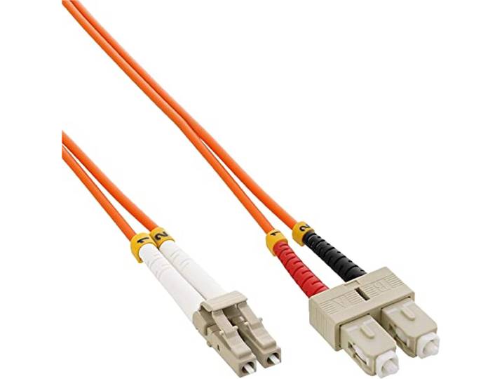 InLine LWL duplex kabel, SC, 2m