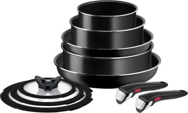 Tefal Ingenio Easy On 10-teiliges Kochgeschirr-Set L1599143, 10 Stück
