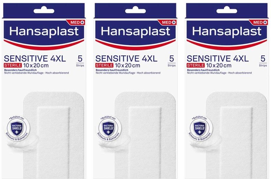 Hansaplast Steriler Wundverband 4XL 10x20 cm