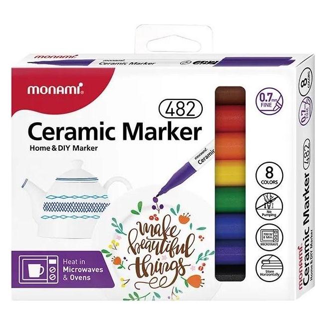 Monami 8-Farben-Keramikmarker (8x) (58225206)
