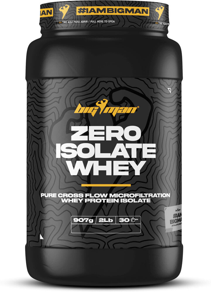 Bigman Zero Whey Protein Isolate Choco Blanco 910 gr 2 Lbs