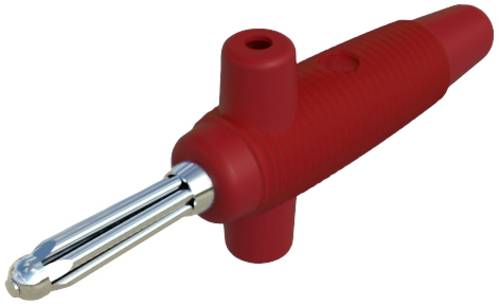 Hirschmann Test & Measurement Buela 300 K Büschelstecker Stecker, gerade Stift-Ø: 4mm Rot