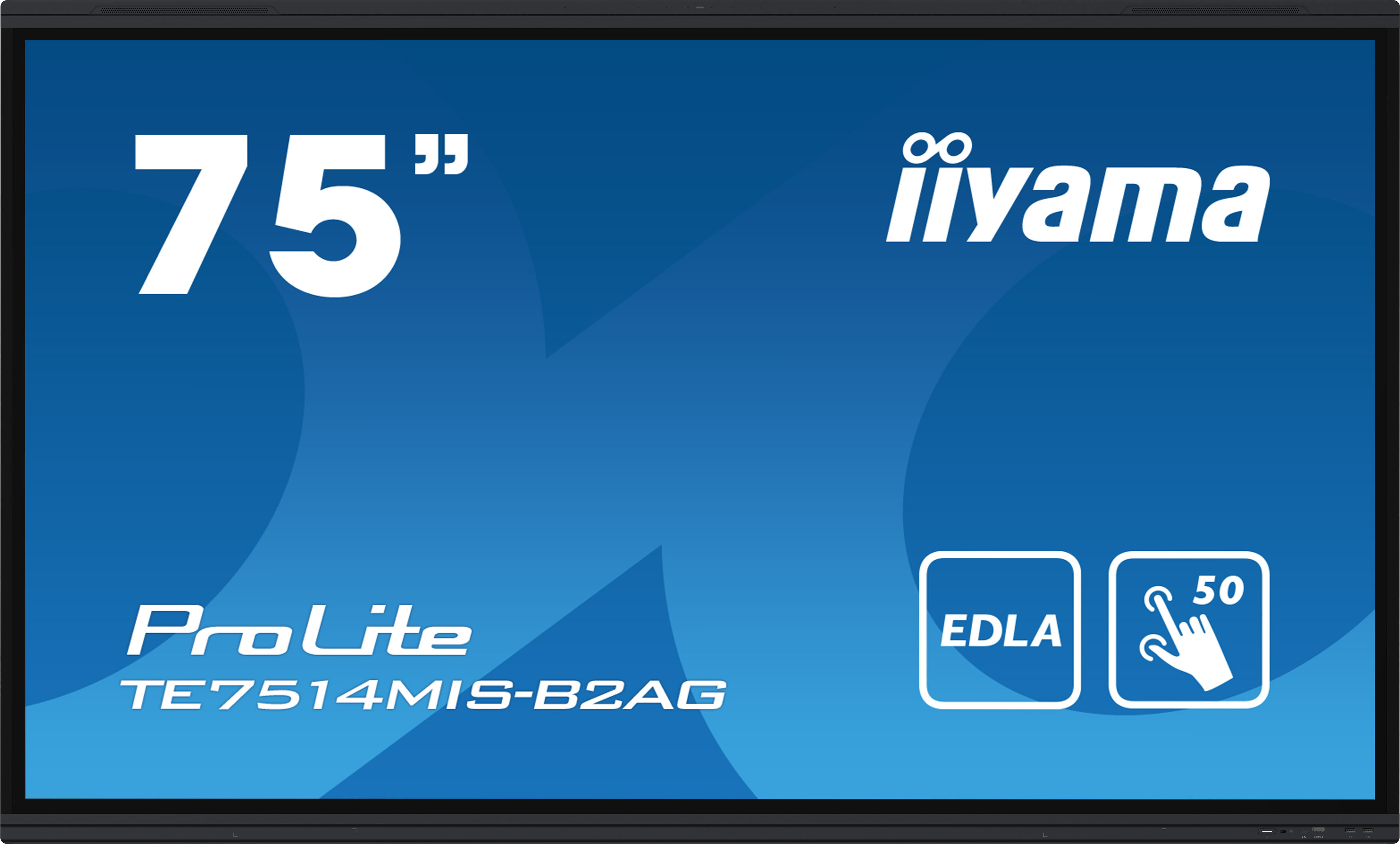 iiyama PROLITE TE7514MIS-B2AG, Kiosk-Design, 190,5 cm (75"), LCD, 3840 x 2160 Pixel, WLAN, 24/7