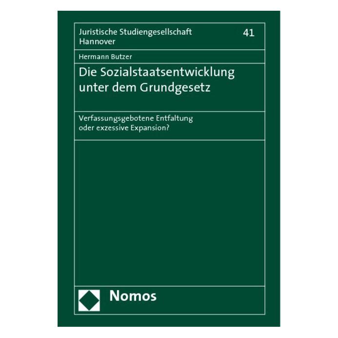 Nomos Die Sozialstaatsentwicklung unter dem Grundgesetz (Deutsch, Hermann Butzer) (55189980)