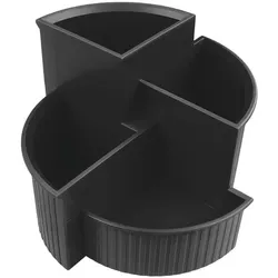 helit Schreibtisch-Organizer »the hub line H63906« schwarz, 10x14 cm