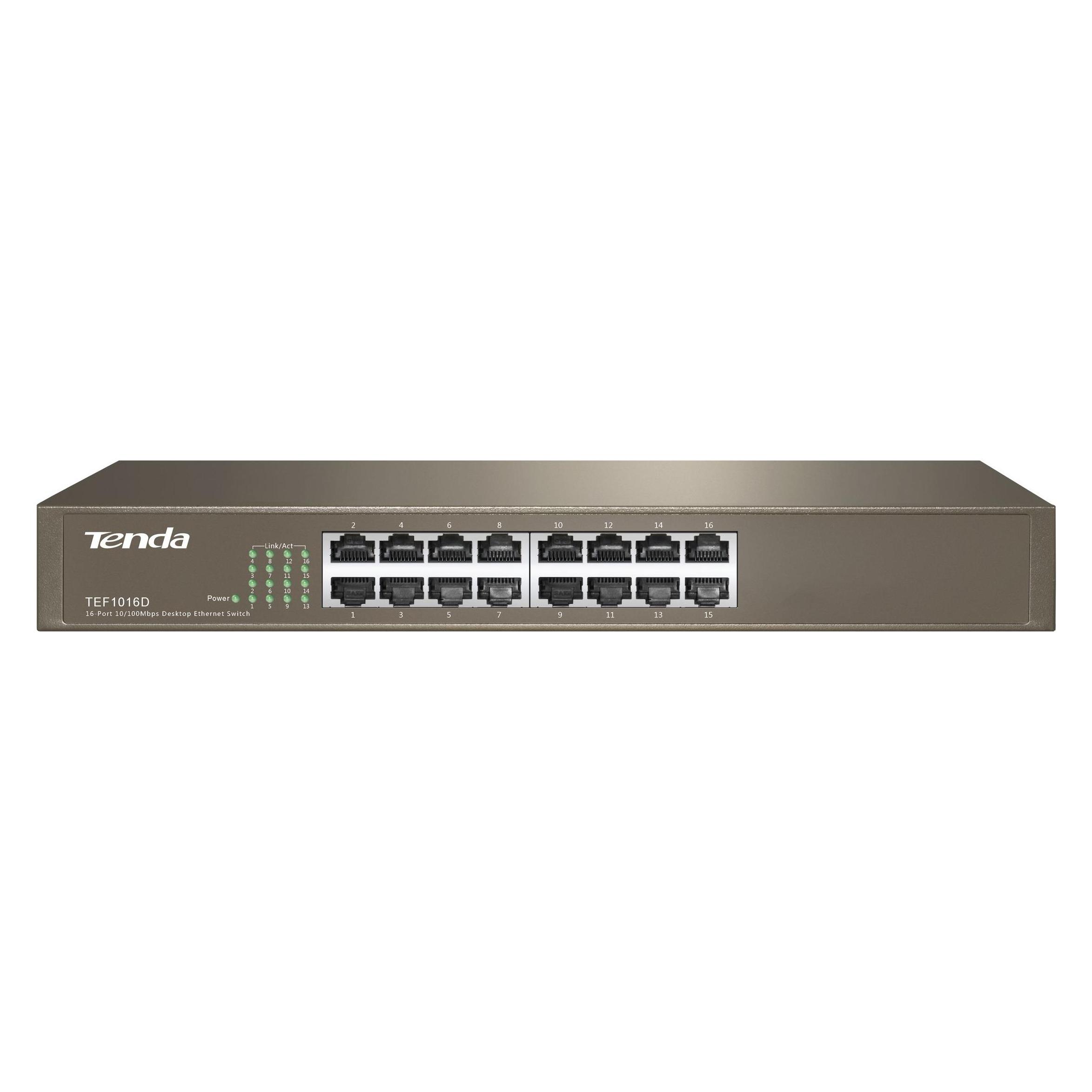 Tenda 16-Port FE TEF1016D (16 Ports) (TEF1016D)
