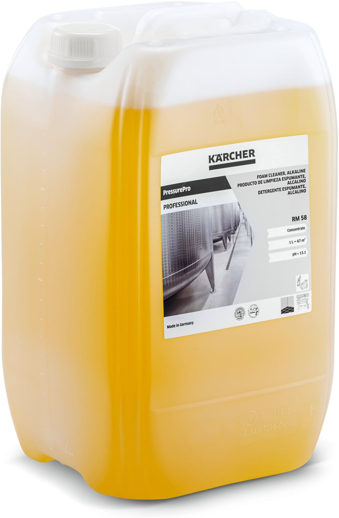 Kärcher PressurePro Schaumreiniger, alkalisch RM 58 (6.295-100.0)