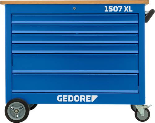 Gedore 3127796 1507 XL 40200 -Rollwerkbank XL 6Schubl. 985x1200x625mm (B x H x T) 1200 x 985 x 635 mm