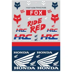 Fox, Sticker, Sticker 24 Honda Track Pack Mul Os
