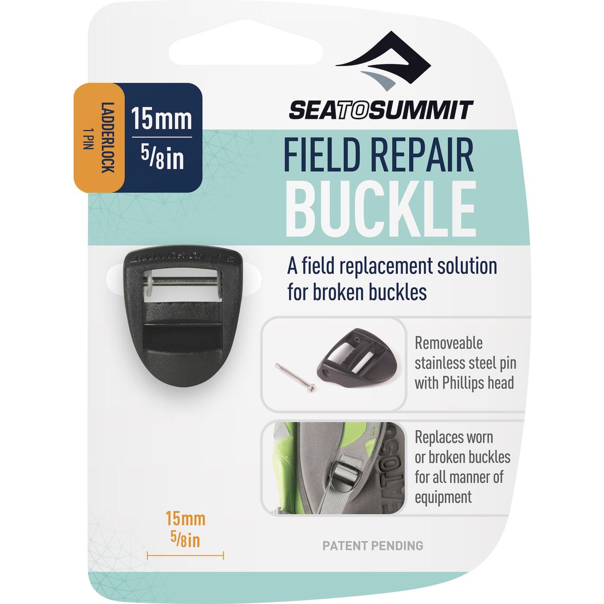 Sea to Summit Field Repair Buckle - 15mm black (BK) 15mm AFRB15LLP