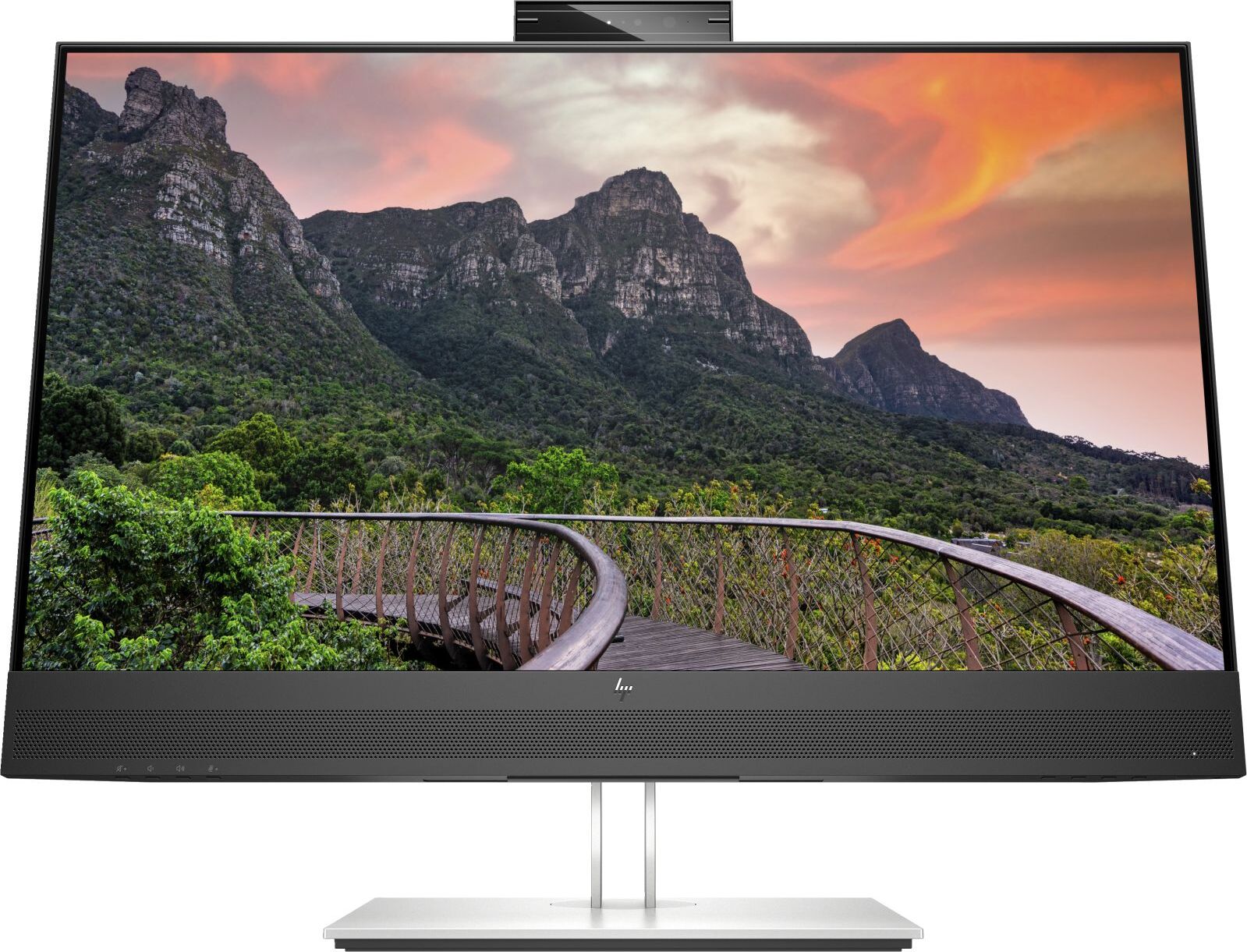 HP E27m G4 QHD USB-C-Konferenzmonitor, 68,6 cm (27"), 2560 x 1440 Pixel, Quad HD, LCD, 5 ms, Schwarz, Silber