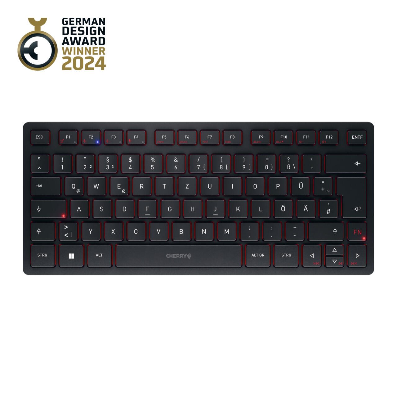 CHERRY KW 9200 MINI Wireless - Schwarz JK-9250DE-2