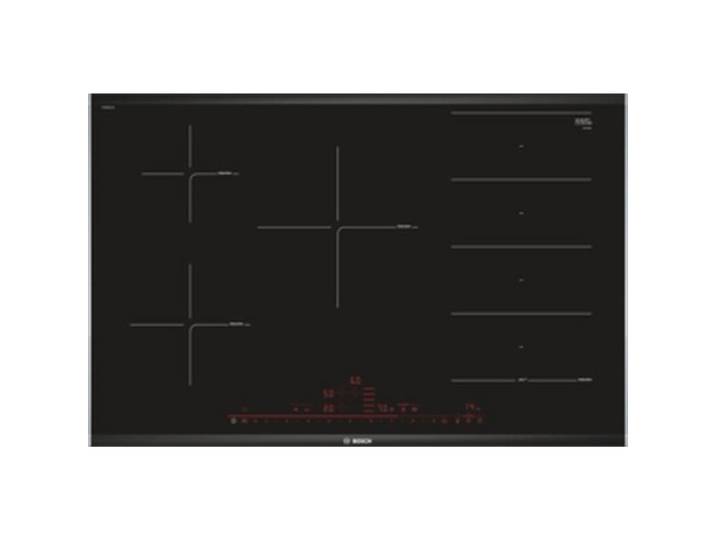 Bosch Induktionskochfeld, Schwarz, Glas, 79.2x5.6x51.2 cm, Flächenbündiger Einbau, Topferkennung, Kurzzeitwecker, Warmhaltestufe, Küchen, Küchenelektrogeräte, Kochfelder