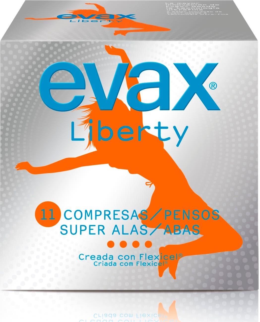 Evax Liberty compresas super con alas 10uds