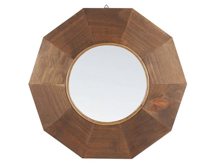 WANDSPIEGEL Holz braun 60/60 cm Asem