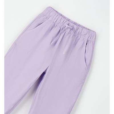Outdoorhose SARABANDA "BABY GIRL TROUSERS", Mädchen, Gr. 98, EURO-Größen, lila, 98% Baumwolle, 2% Elasthan, Hosen Outdoorhose