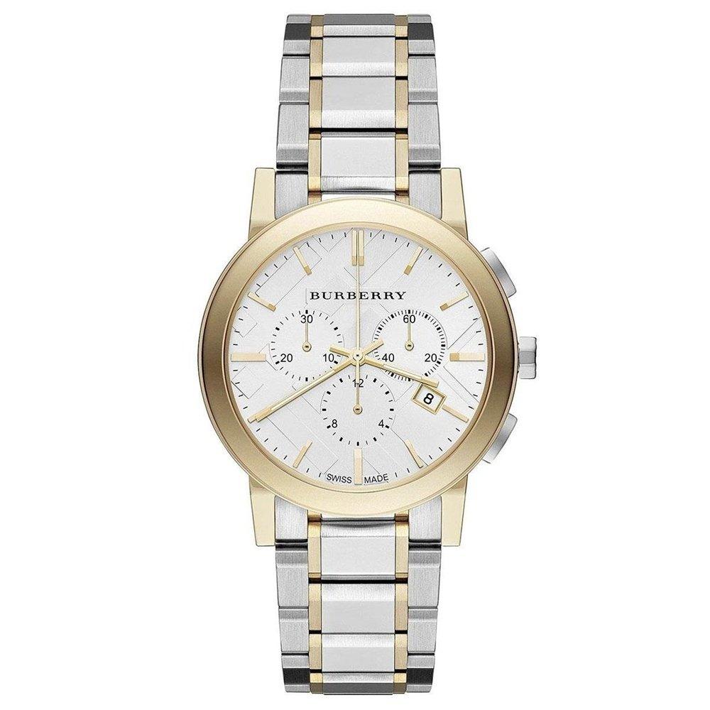 Burberry Die Stadt Unisex zweifarbige Chronograph Uhr BU9751