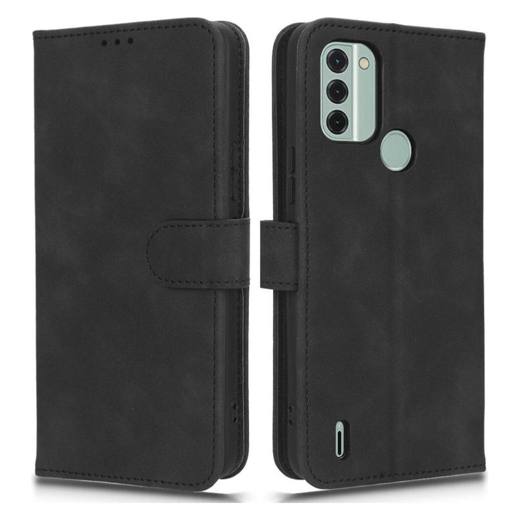 Cover-Discount Nokia C31 - Leder Etui Hülle schwarz (Nokia C31) (660124167A)