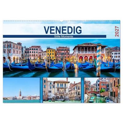 Venedig - Stille Momente (Wandkalender 2027 DIN A2 quer), CALVENDO Monatskalender
