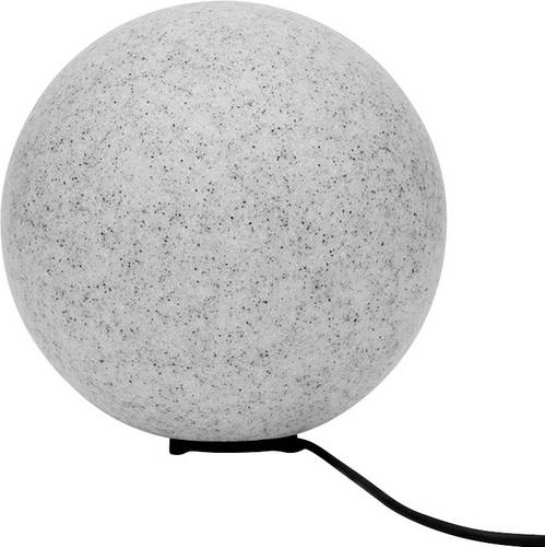 MegaLight D3835 SHINING STONE 38 Außen-Dekobeleuchtung E27 Grau-Weiß, Stein-Optik