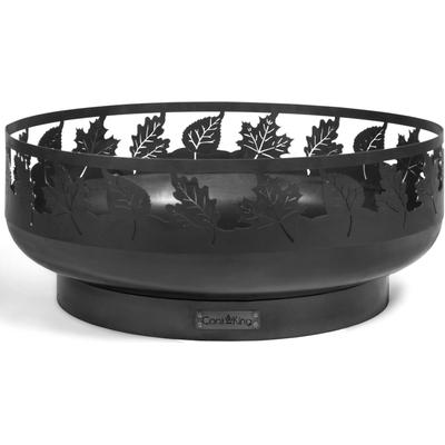 Feuerschale COOKKING "Toronto", schwarz, H:33cm Ø:80cm, Stahl, Feuerkörbe, Ø 80x33 cm