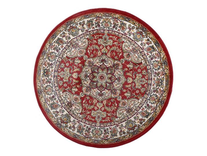 Kurzflorteppich Hamadan II Rot/Rot Ø 133cm Flachgewebe