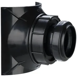 airfit Schraubabzweig DN 110/40schwarz , Z-42.1-603