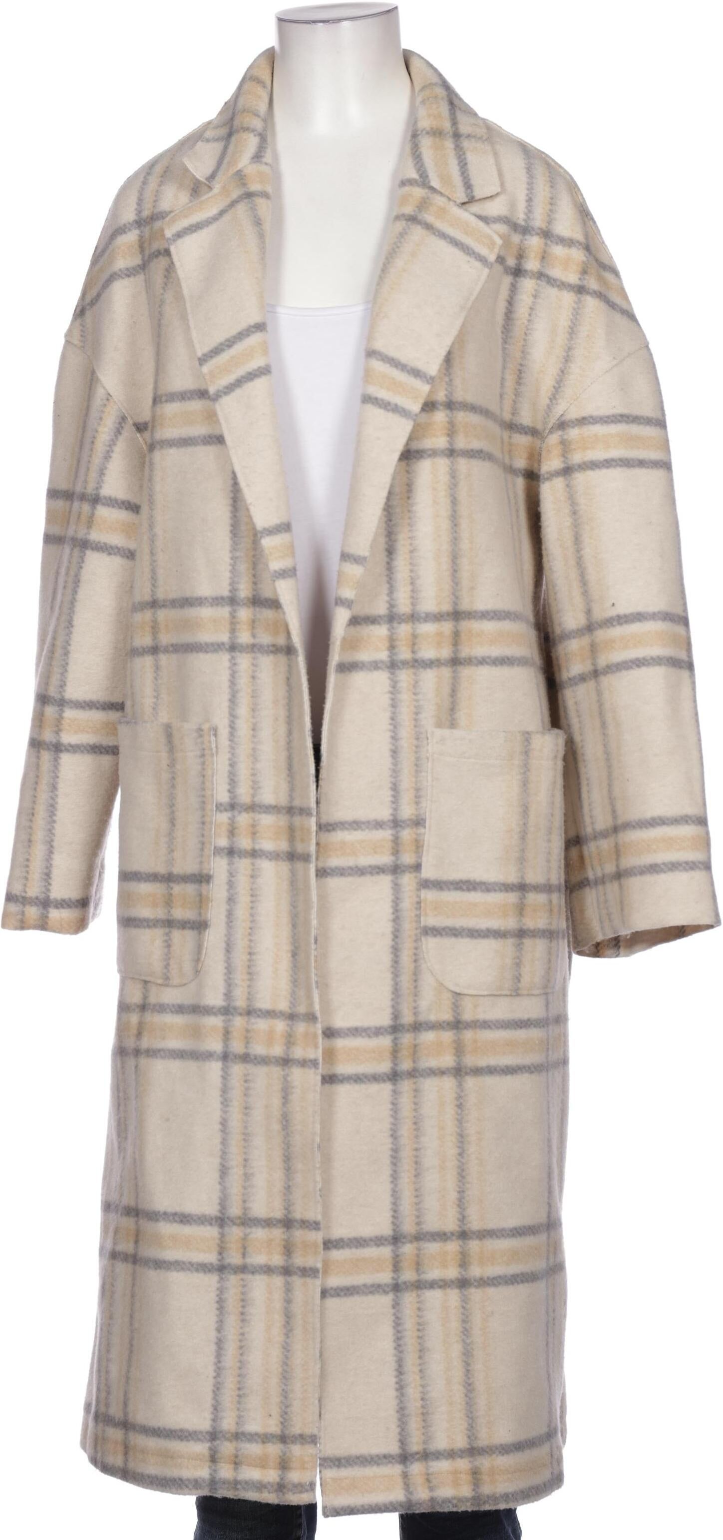 Stradivarius Damen Mantel, Beige, Gr. S, Synthetik - Second Hand