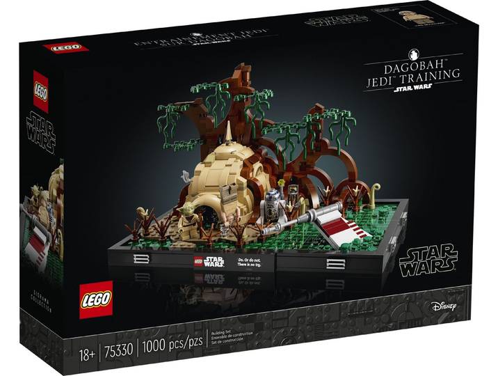 LEGO® LEGO® Star Wars 75330 Jedi™ Training auf Dagobah™ – Diorama Konstruktionsspielsteine, (1000 St)