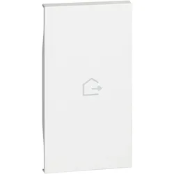 Legrand KW01MH2GEN LivingNow 2-mod. Tastenabd. My Home mit Symbol ”Haus verlassen”, Farbe White