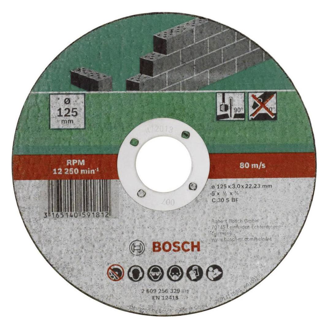 Bosch Zubehör Trennscheibe gerade, Stein D= 125 mm (2609256329)