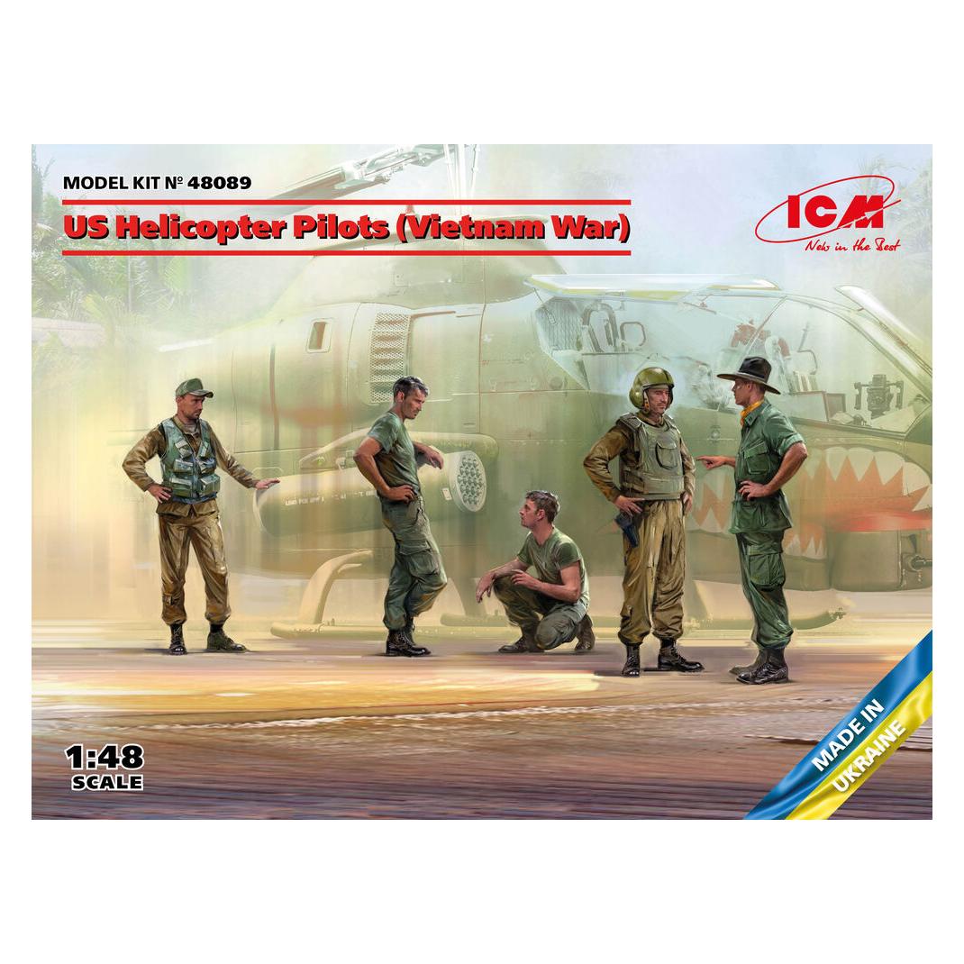 ICM US Helicopter Pilots (Vietnam War)(100% new molds) (48089)