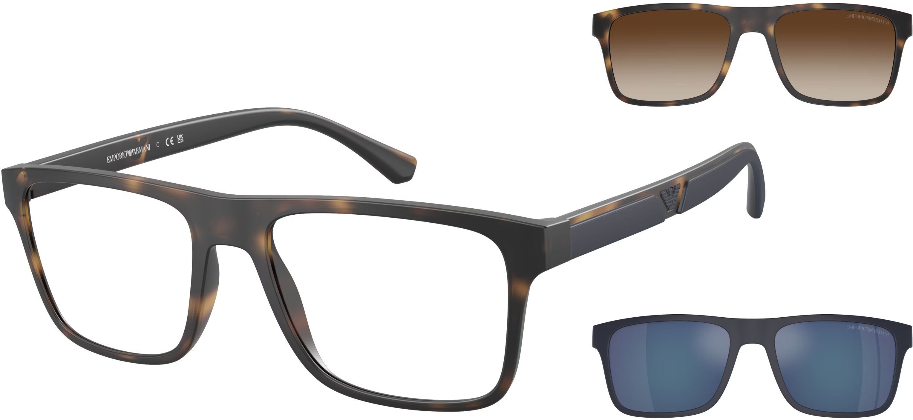 Occhiali da Vista Emporio Armani EA 4115 (50891W) + Clip on