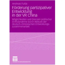 Förderung partizipativer Entwicklung in der VR China, Fachbücher von Andreas Fulda