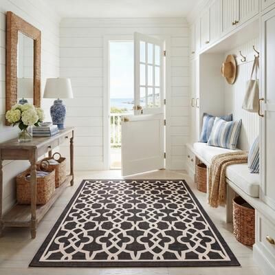 SAFAVIEH Courtyard Raquel Indoor/ Outdoor Waterproof Patio Backyard Rug