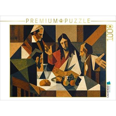 CALVENDO Puzzle Gefüge des Emmausmahls | 1000 Teile Lege-Größe 64x48cm Foto-Puzzle für glückliche Stunden