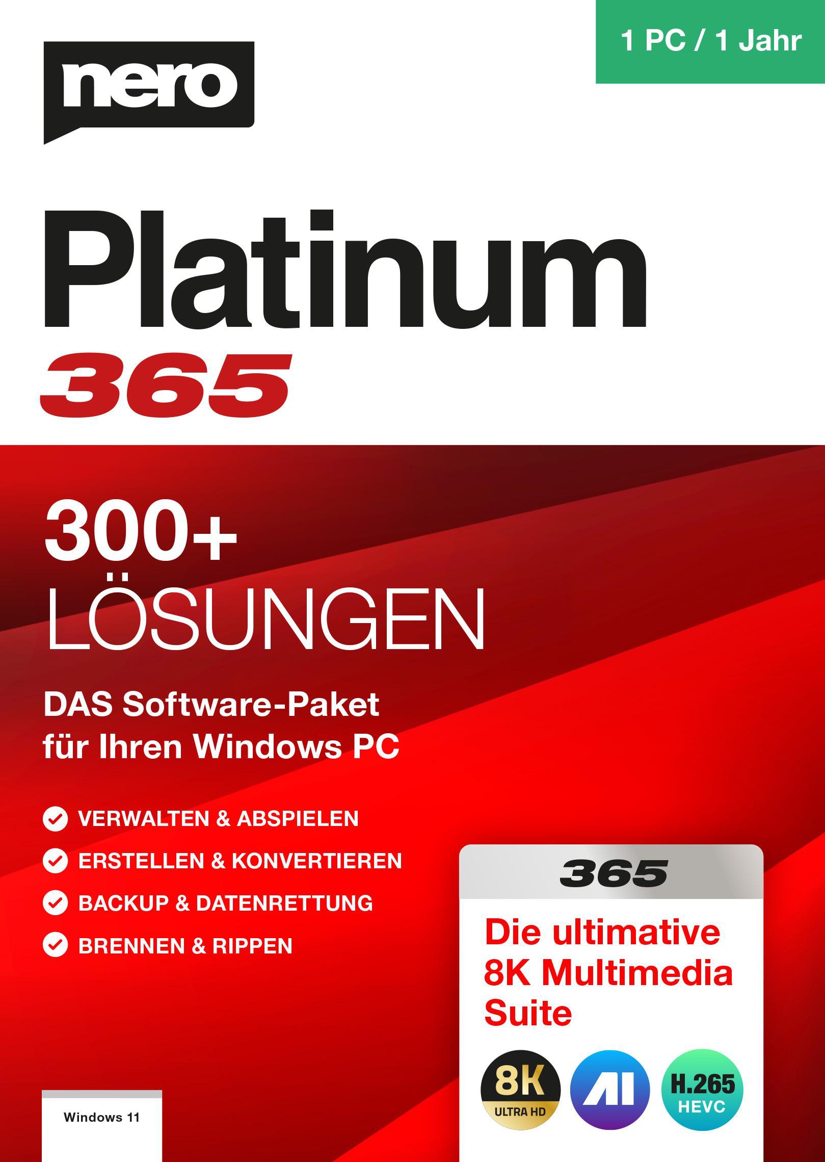NERO Platinum 365 | Download & Produktschlüssel