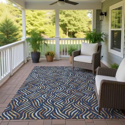 Addison Rugs Machine Washable Indoor/ Outdoor Modern Jamie Chantille Rug